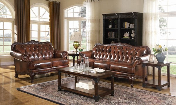 Coaster Furniture Victoria Tri Tone Sofa