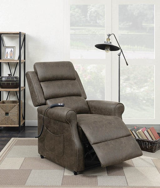 Coaster Furniture Brown Power Recliner