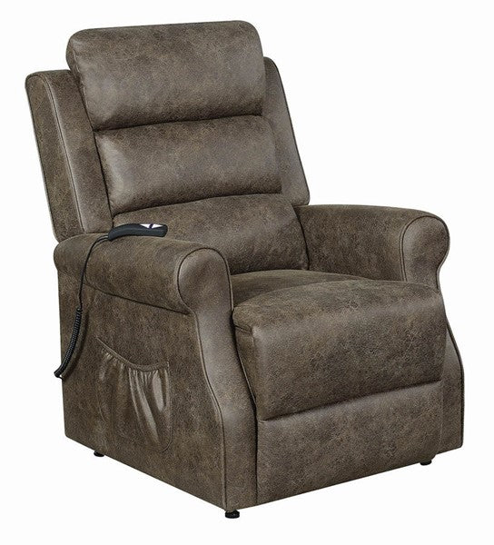 Coaster Furniture Brown Power Recliner