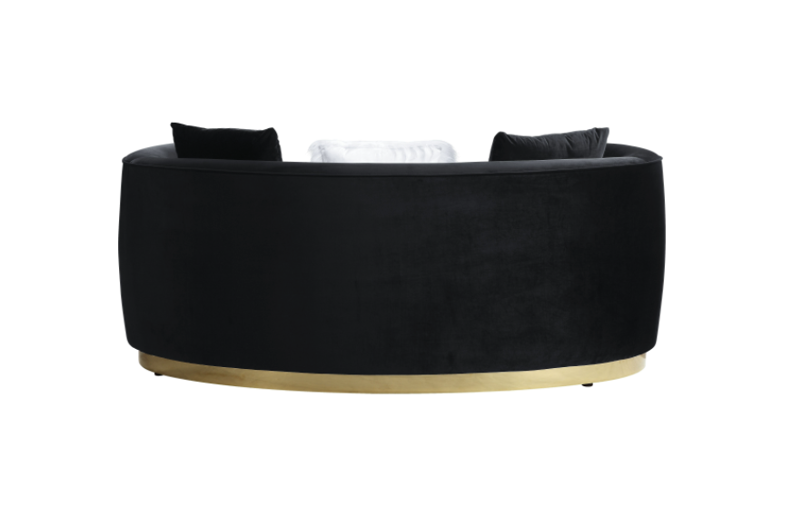 ACME Achelle Loveseat Black Velvet