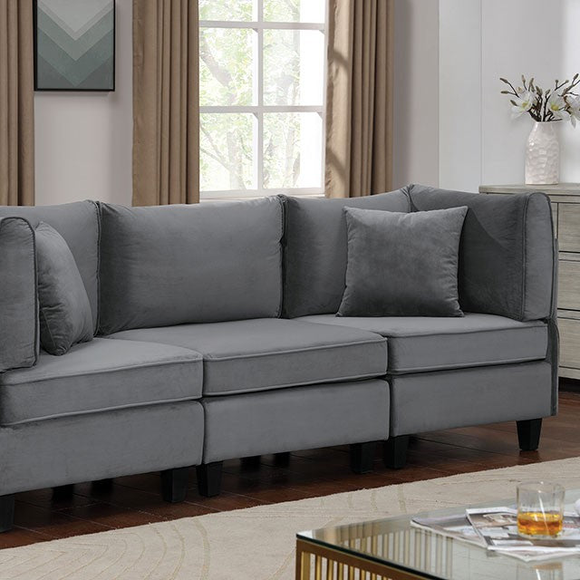 Furniture of America SANDRINE SOFA Modular Design Pillows Included