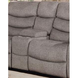 Furniture of America CASTLEFORD SOFA Split Back Cushions, Contoured Seats and Padded Arms